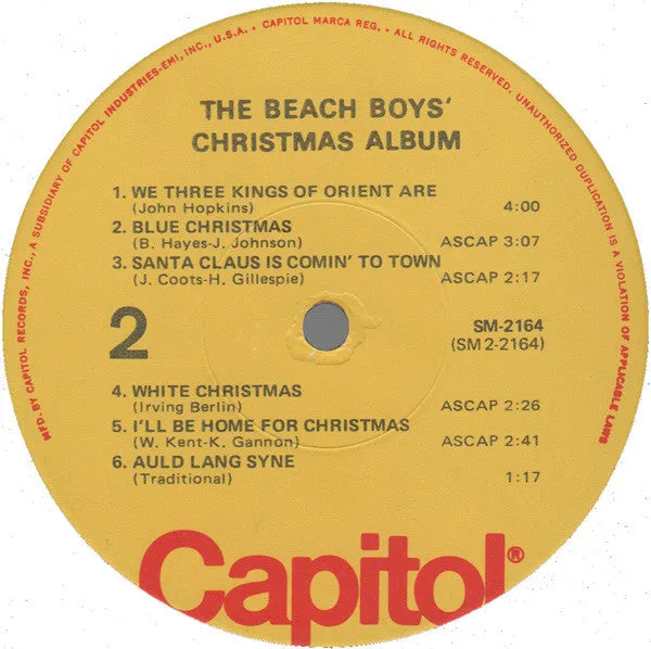 The Beach Boys - The Beach Boys' Christmas Album (LP, Album, RE, Jac) (VG )