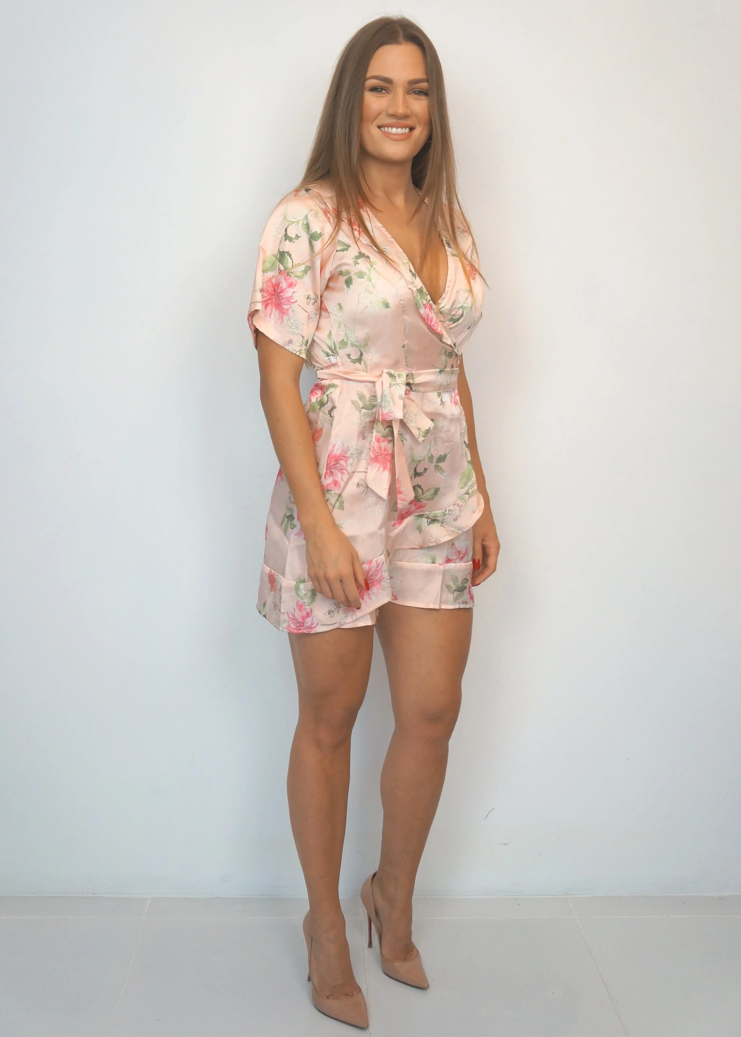 The Flirty Wrap Dress - Perfect Pinks