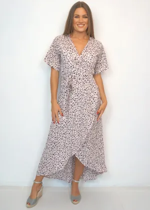 The Maxi Wrap Dress - Blushing Leo