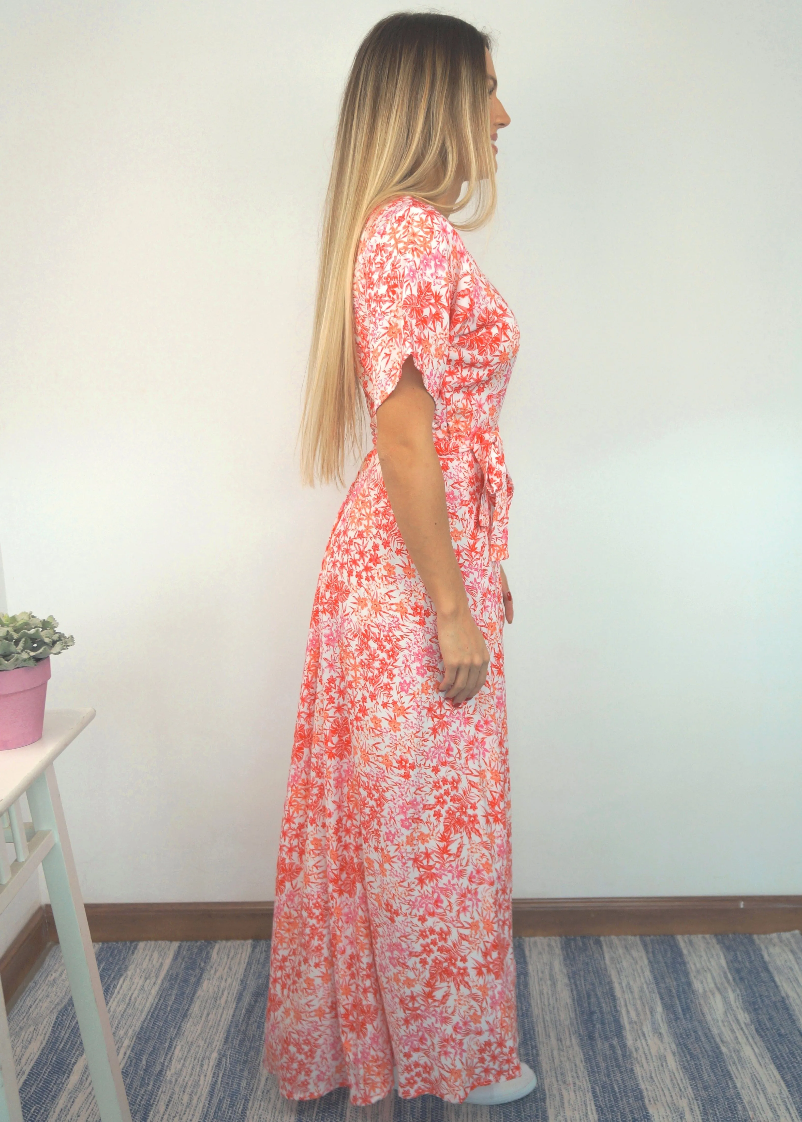 The Maxi Wrap Dress - Copa Cabana