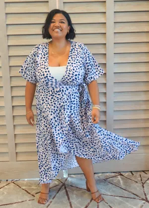 The Maxi Wrap Dress Curve - Hamptons Weekend