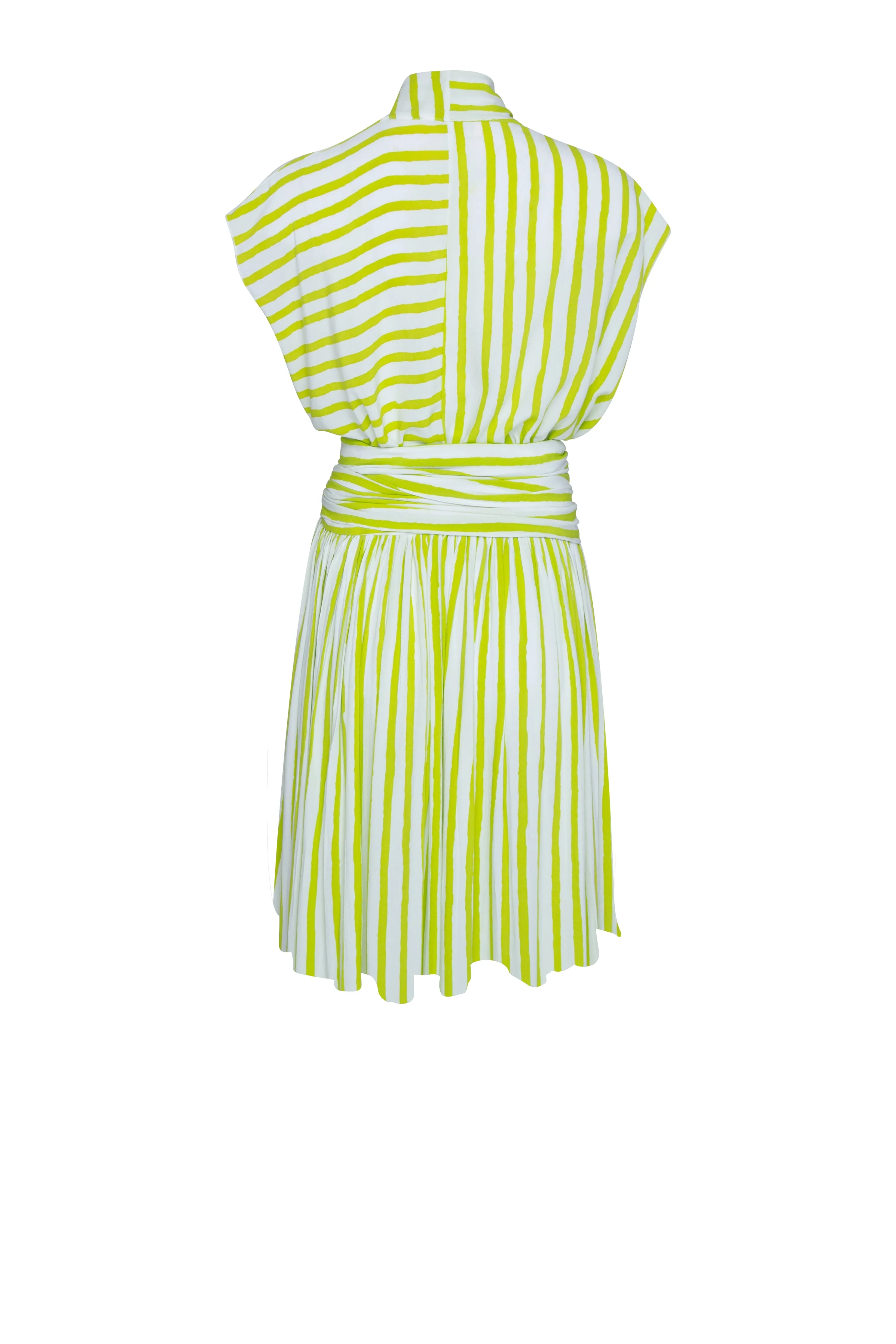 THE POINT DRESS SHORT - DAIQUIRI FILM STRIPE