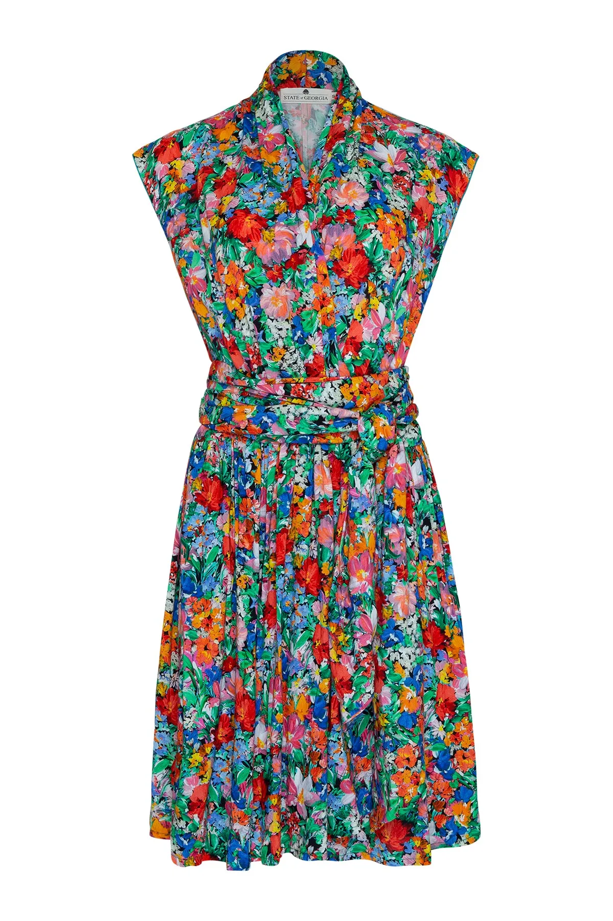 THE POINT DRESS SHORT - SECRET GARDEN