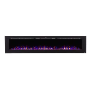 Touchstone The Sideline100" Recessed Electric Fireplace - 80032