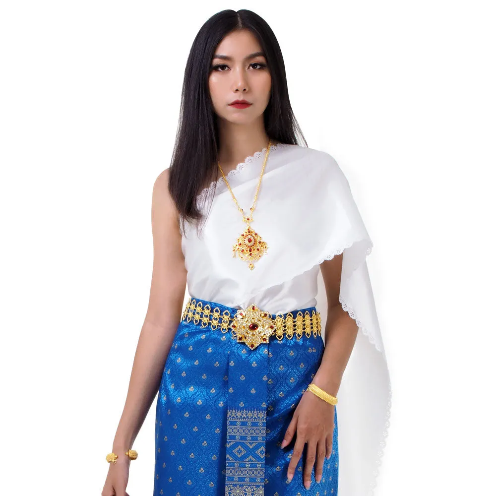 Traditional Chut Thai Dress Malee Wedding Gown