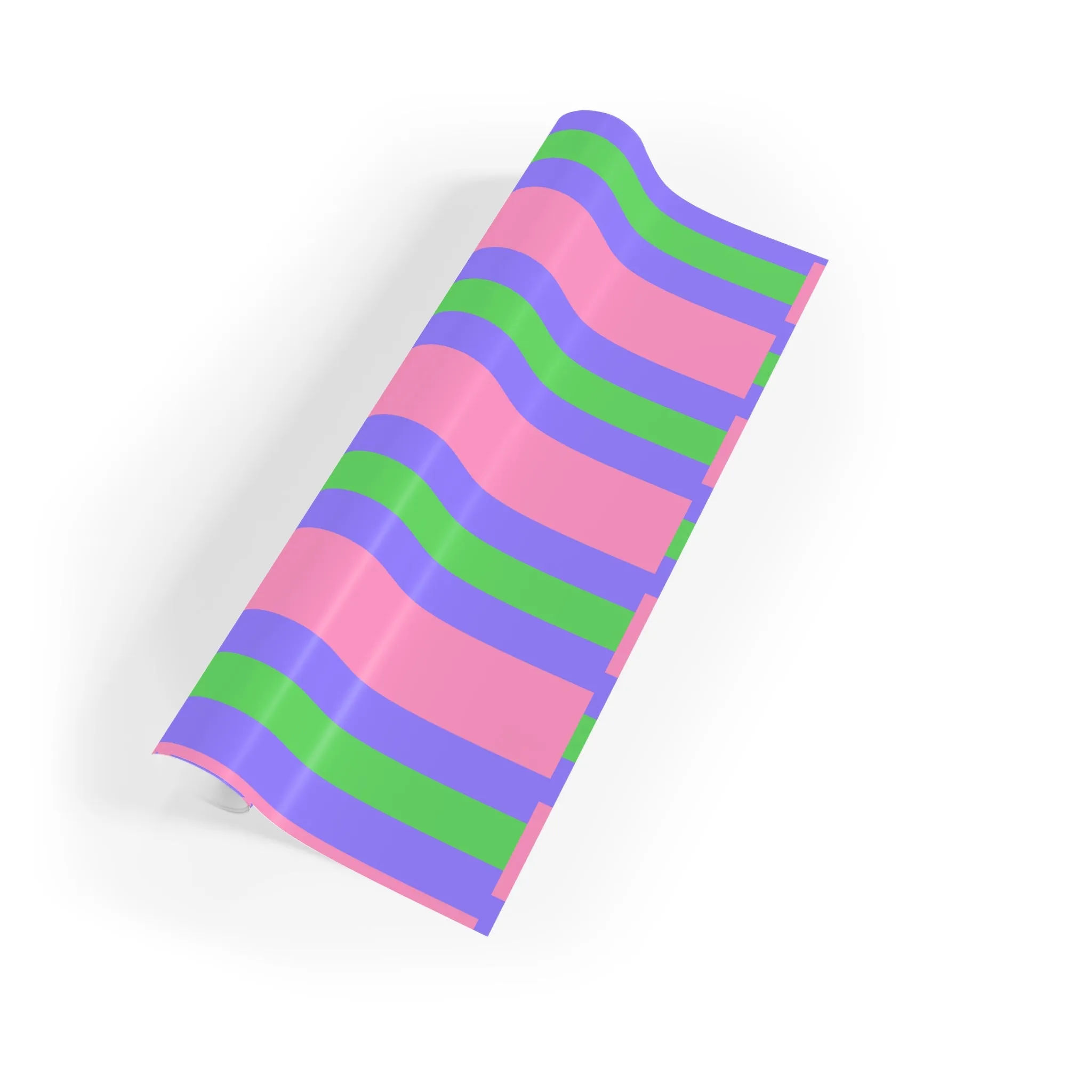 Trigender Pride Gift Wrapping Paper Roll - 1pc, Colorful Holiday Wrap