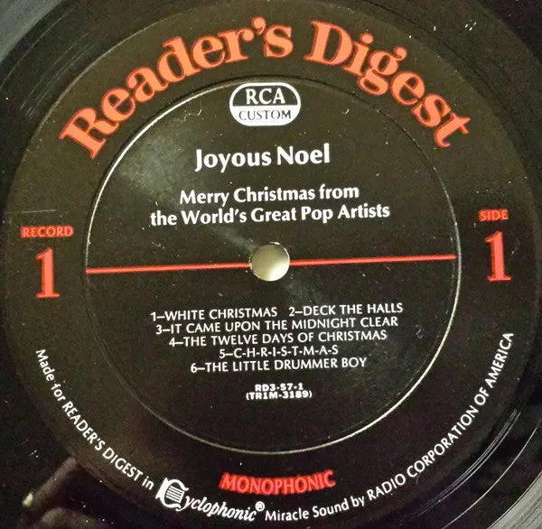 Various - Joyous Noel (4xLP, Comp, Mono) (NM or M-)