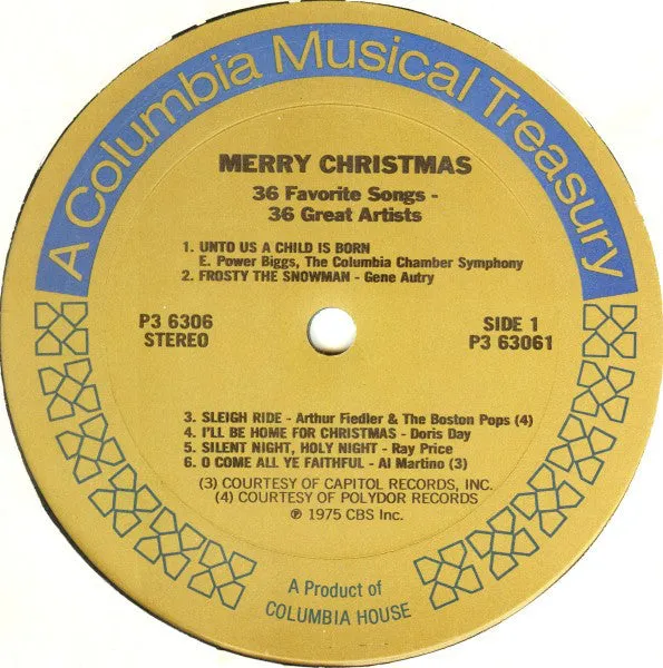 Various - Merry Christmas (3xLP, Comp) (NM or M-)