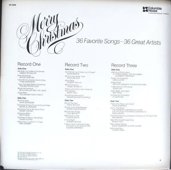 Various - Merry Christmas (3xLP, Comp) (NM or M-)