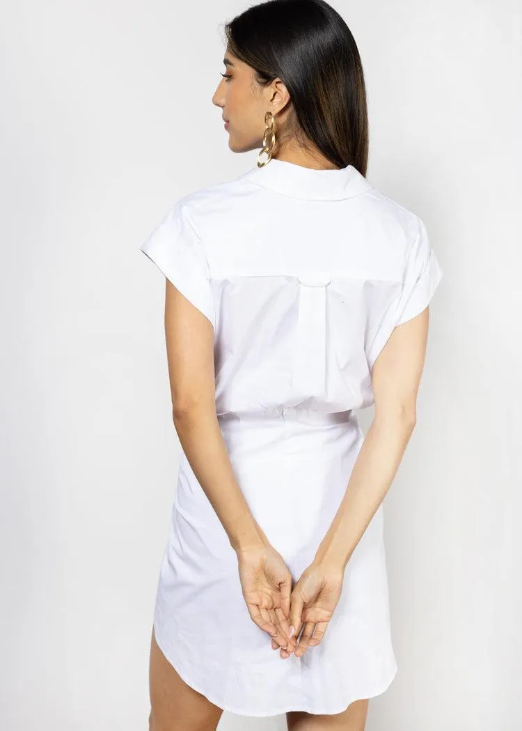 Vera White Shirtdress