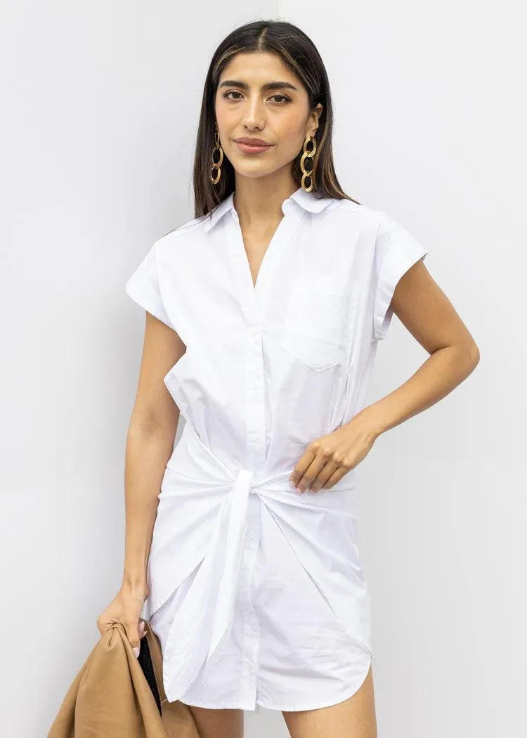 Vera White Shirtdress