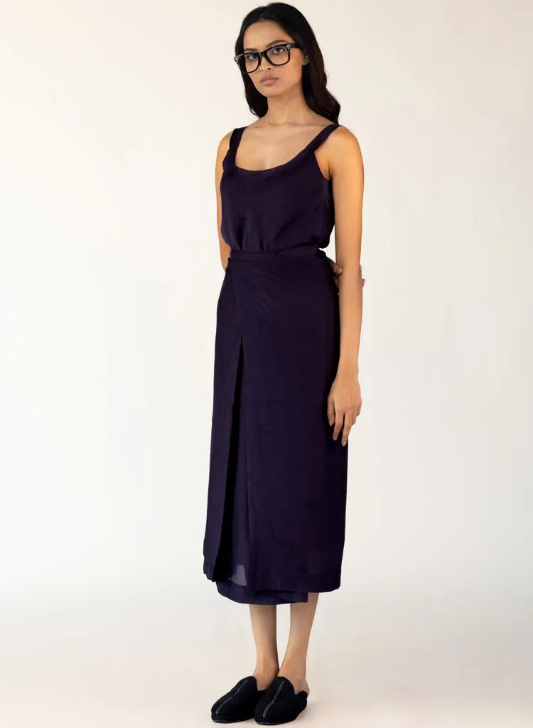 Violet Wrap Dress