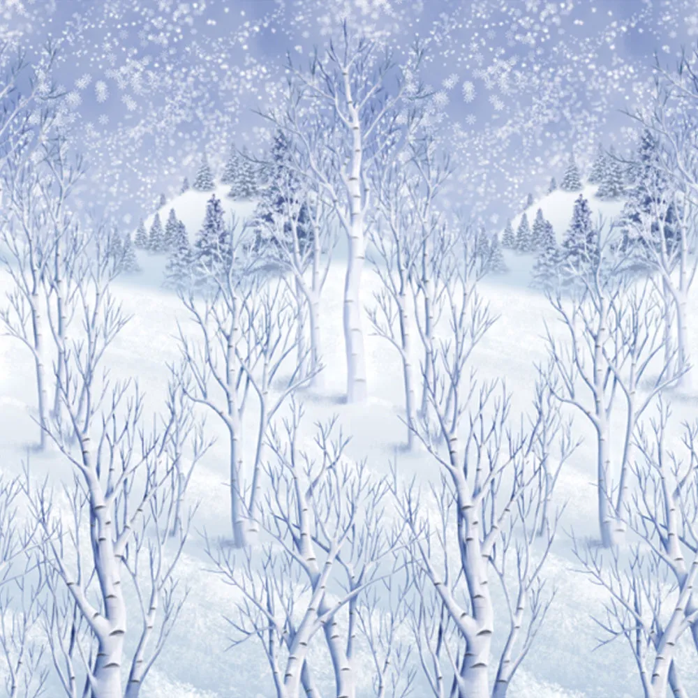 Winter Wonderland Backdrop Decoration - 12.2m