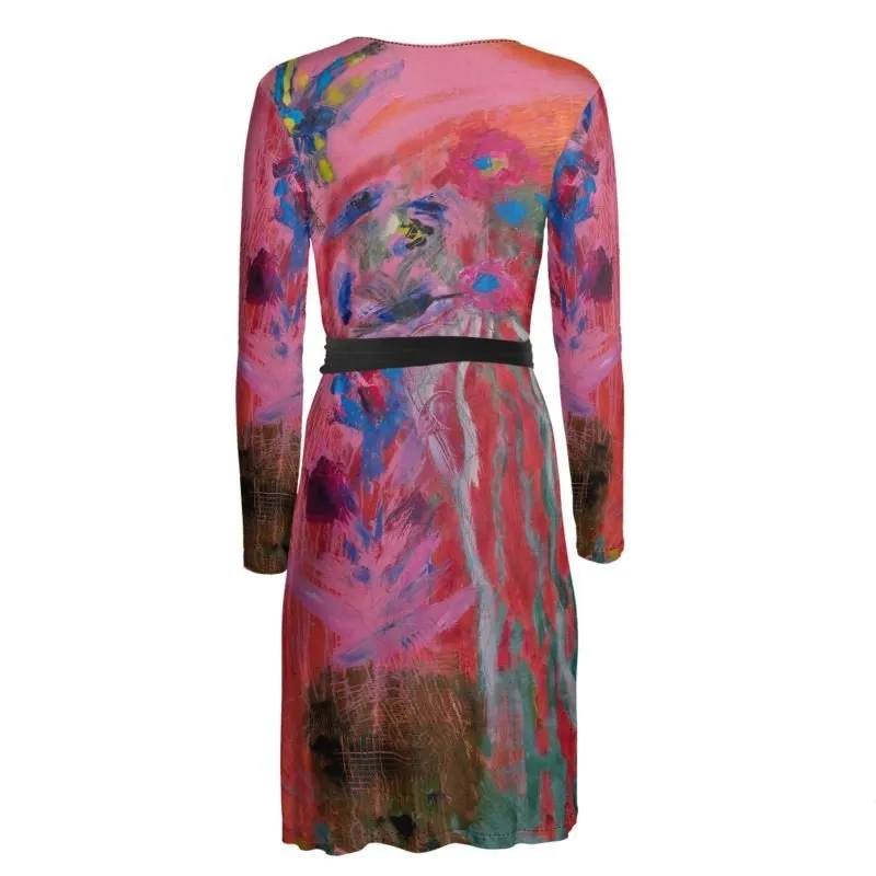 Wrap Dress Bird of Paradise