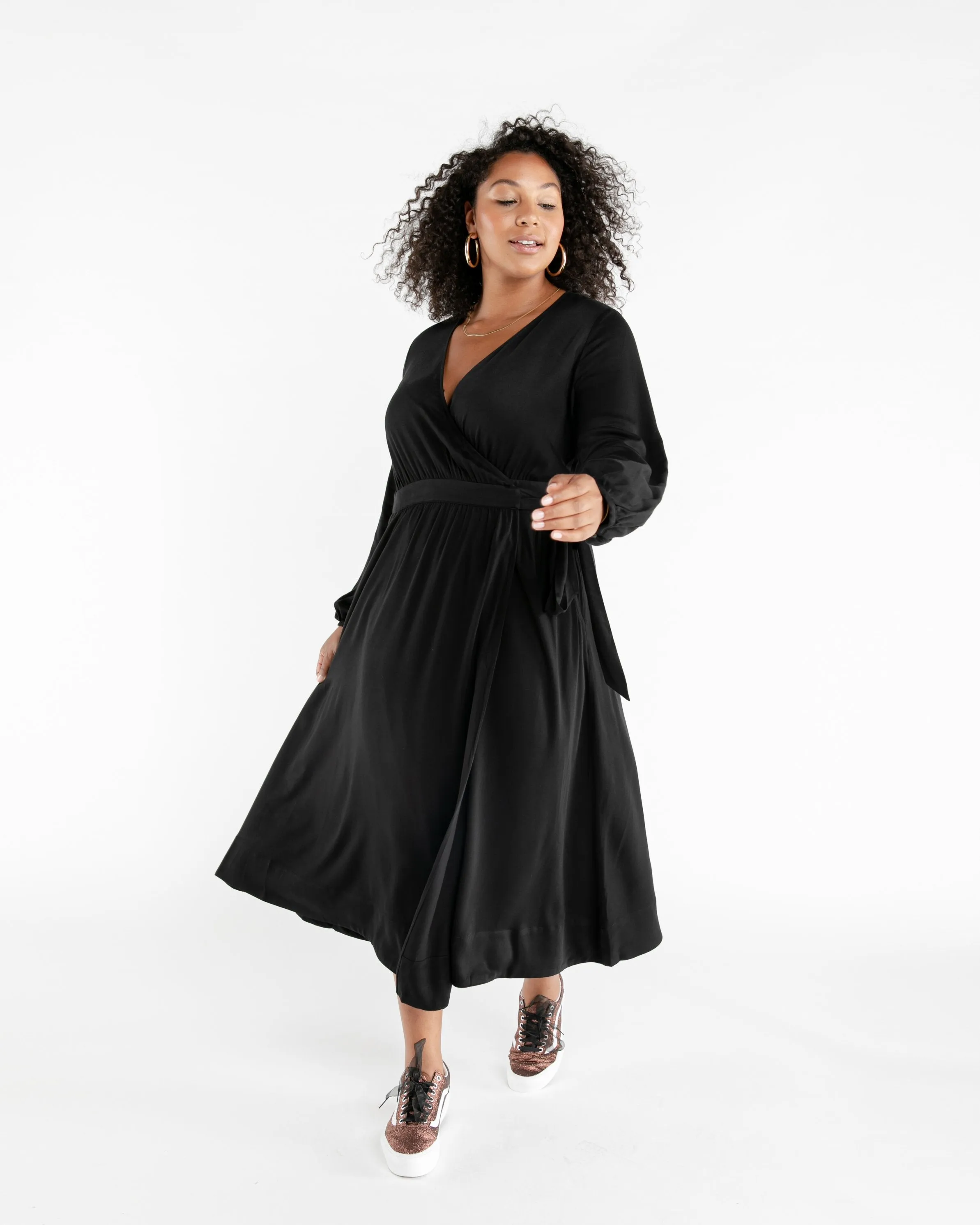 Wrap Dress - Black