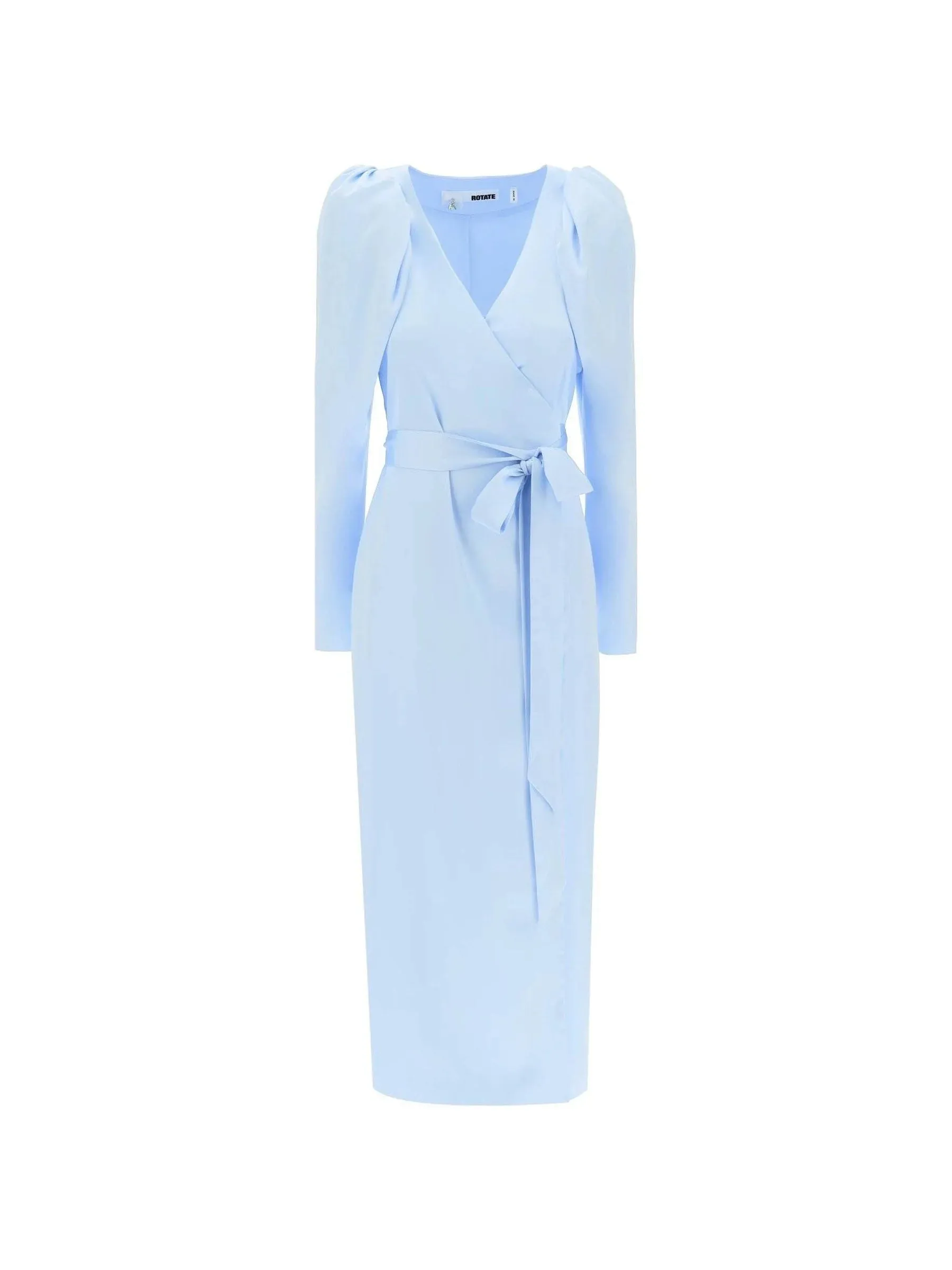 Wrap Midi Dress - Cotton - Women's Dress